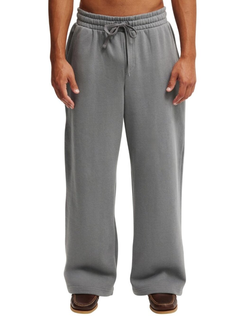 Cotton on Men's Super Baggy Track Pants - Slate Stone NWT